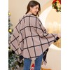 Moss Rose Women's Travel Gift Shawl Wrap Poncho Ruana Cape