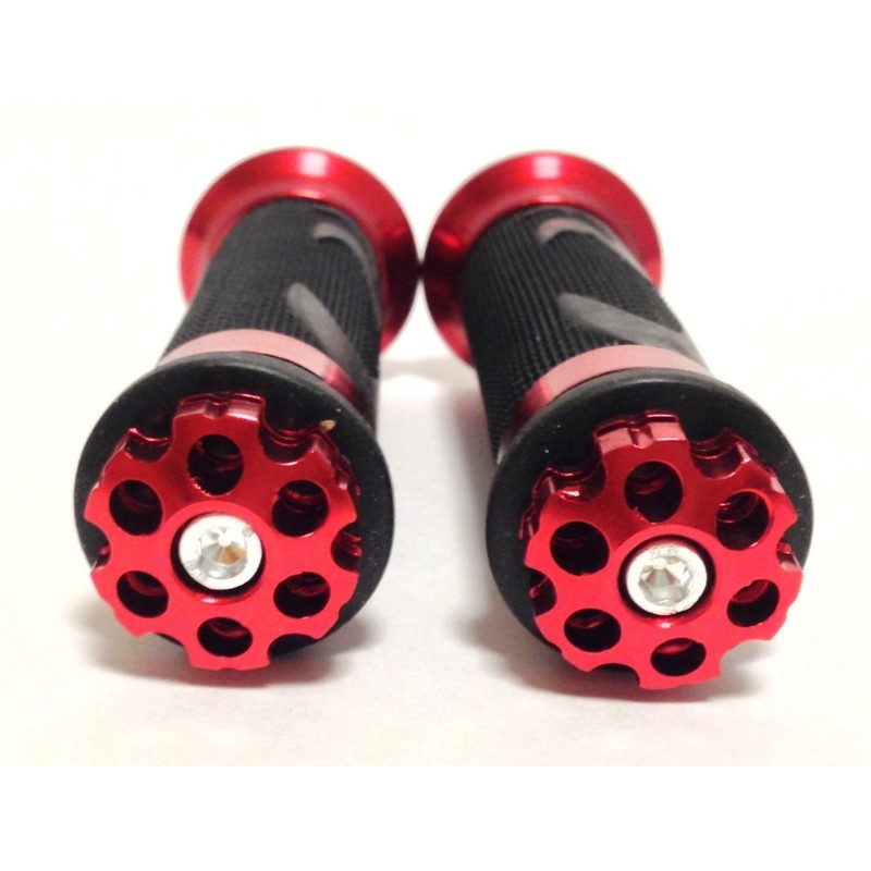 nakira Bike Grip, Rubber, Aluminum, Bar End, General Purpose, Hex