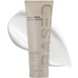 BASED BODYWORKS Crema Para Rizos Totalmente Natural: Define Los Rizos Controla El Frizz Fijación Media Durante Todo El Día Hidrata Y Nutre Con Agave Proteína De Seda Y Aceite De Ricino Sin Q