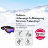Black Crevice Adults 'Ski Goggles White white/Silver Size:One Size