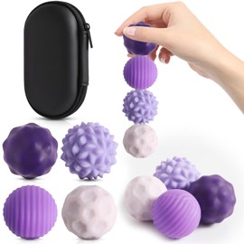 8 Stück Magnetische Sensorik Bälle Magnetische Fidget Toys Magnetische Kugeln Magnetkugeln Stressball Silikon Sensorik Spielzeug, Anti-Stress-Angstspielzeug für Erwachsene und Kinder