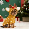 hoyuwak Reindeer Dog Costume Cute Pet Girl Christmas Moose Coat