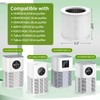 Aiskaer 2-Pack A1 A1W Replacement Filter Compatible with VEWIOR HQSC-50,HQKJ-80,AMEIFU