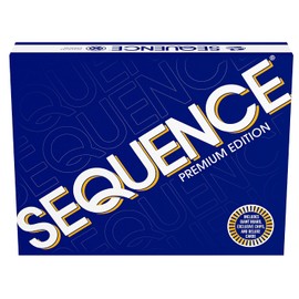 Sequence Premium Edition - Impresionante Juego con Tablero Gigante (20.4 x 26.2 Pulgadas), fichas exclusivas y Tarjetas de Lujo de Goliath, Azul, para Edades de 7 años en adelante