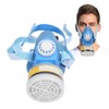 Mouth Cover Silicone Flexible for Acid Gases Vapors Sulfur Dioxide