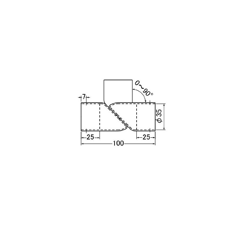 Flexible Joint 1.4 in (35 mm) BR-116 (Joint Parts for