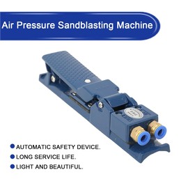 EODSAD Sand Blaster Machine Pneumatic Sandblasting Switch, Sandblaster Deadman Control, Sandblaster Machine Accessories, Palm Pressing Control Sandblaster Handle Pneumatic Switch