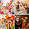 Set De Pintura Facial Para Niños, Pintura Facial De Hallowee
