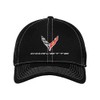 Corvette Next Generation New Era Stretch-Mesh Cap - Black/White (Large/X-Large)