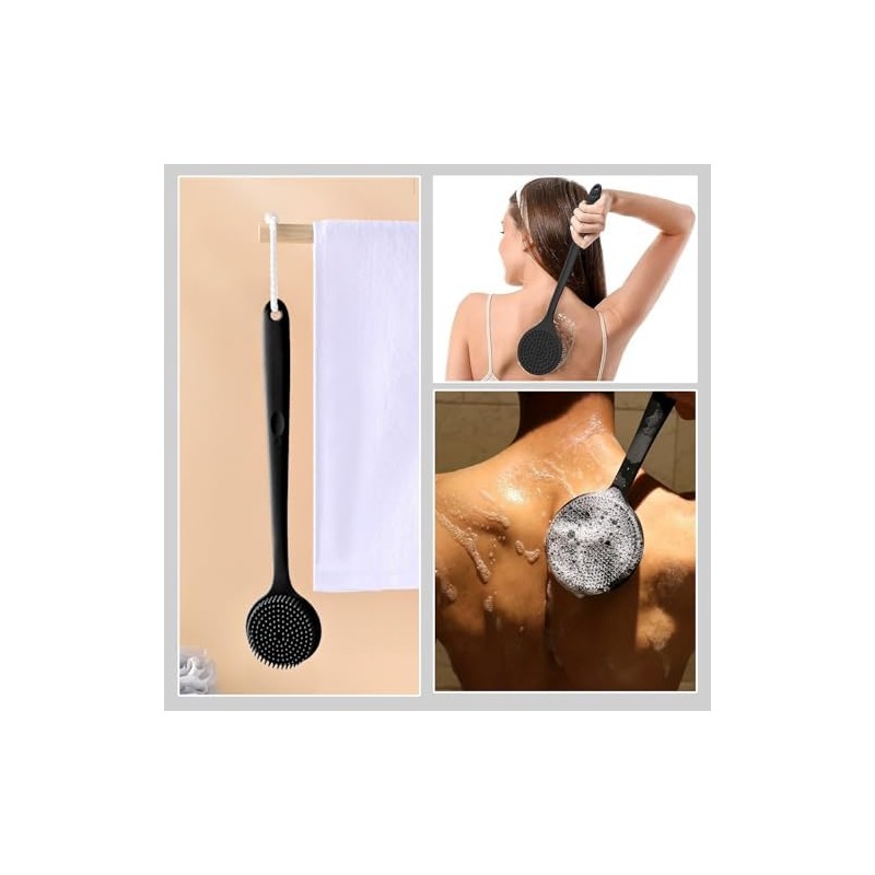 Cepillo exfoliante de ducha WALWAL WALNY04-A – Doble cara y