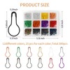 300 Pieces Safety Bulb Pins，Durable Metal Gourd Pin in 12