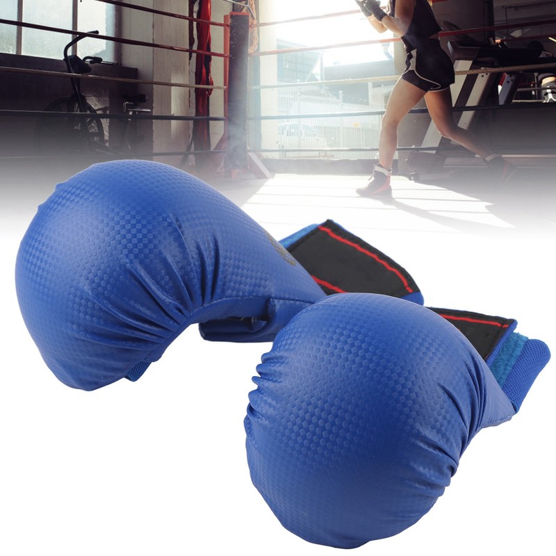 A Pair of Boxing Gloves Karate Hand Protector with Thumb