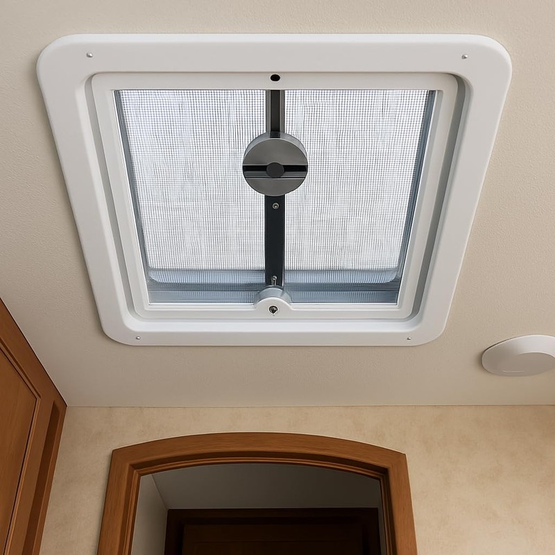 Heng's 71111-C1G1 Standard Mount Universal Vent - White