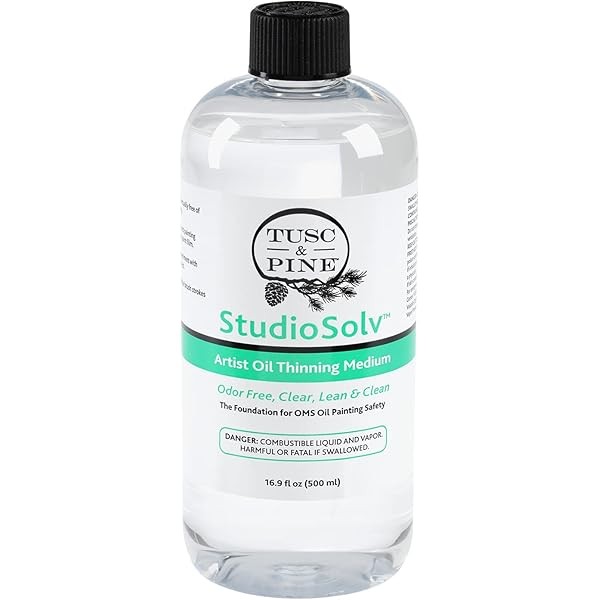 Tusc & Pine StudioSolv™ Odorless Mineral Spirits 16.9oz (500ml) -