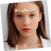 FOMIYES 8sheets Glitter Face Stickers Vivid Temporary Tattoo Decals for