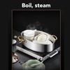 Stainless Steel Fish Steamer, Heavy Duty Oval Steamer Pot with