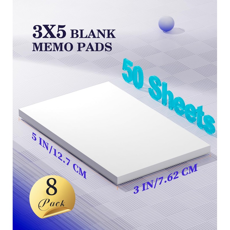 Small Note Pads A7 Pocket Notepad, 8 Pack Server Note