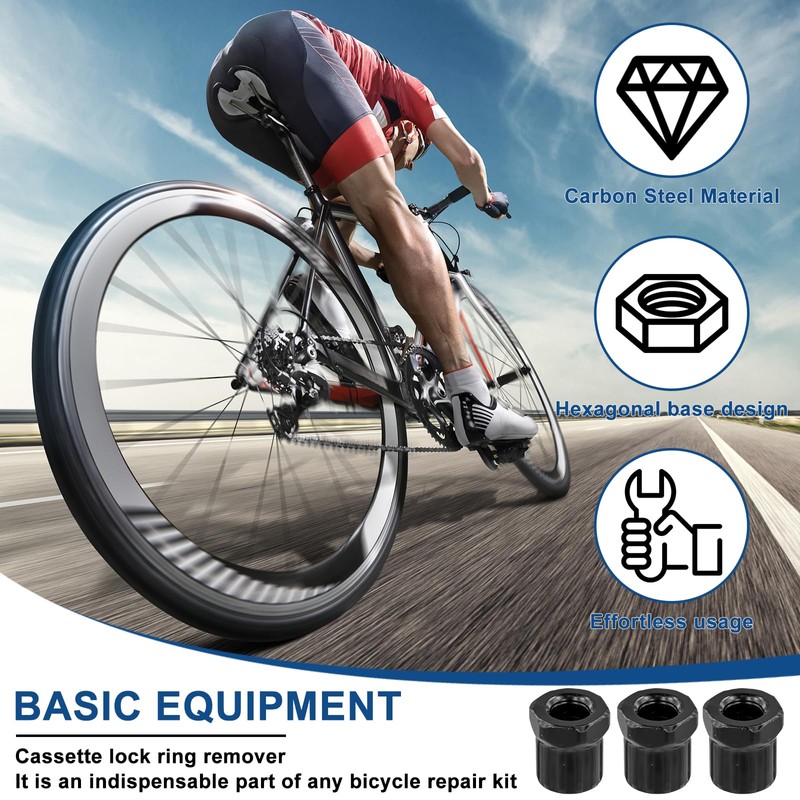 Disnace 3 Bicycle Cassette Tool for Removing Cassettes & Sprockets,