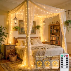 JMEXSUSS USB Fairy Lights for Bedroom,33ft 100 LED Classroom Lights Plug in