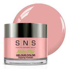 SNS Nail Dip Powder Gelous Color Dipping Powder - Buttercup Baby (Natural/Nudes, Pale Beige), SL06 - Long-Lasting Acrylic Nail Color & Polish Lasts 14 Days - Low-Odor, No UV Lamp Required, 1 Oz