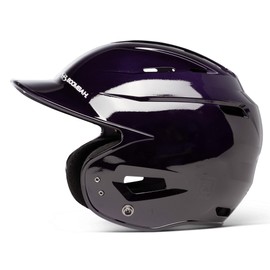 Boombah DEFCON Anodized Gloss Solid Batting Helmet Sleek Profile NOSCAE Purple - Size Junior 6 1/4" - 7"
