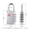 Set of 2 TSA Lock, Padlock, 4 Digit Dial Lock