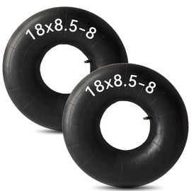 2 PCS 18x8.50-8 Inner Tube Heavy Duty 19X7-8, 20X7-8 Tube with TR13 Straight Valve Stem for Mower/Tractor/Golf Cart/Snow Blower and More