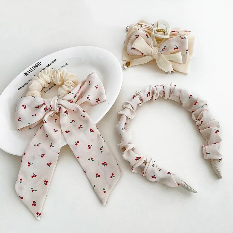 Cherry Print Hair Accessories (Headband)