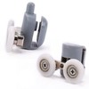 Shower Door Wheels, Lance Home 8Pcs Double Twin Top/Bottom Shower