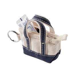 L.L.Bean(エルエルビーン) Keychain【Bean Boots, Slippers, Tote Key Chain】Mini Size Bag Key Charm, green, Free size