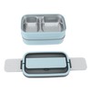 Lunch Box Double Layer Microwave Safe Leakage Proof Stainless Steel