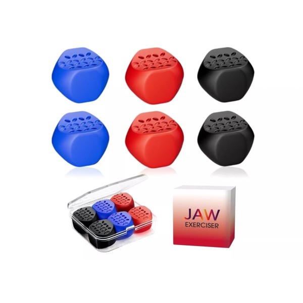 Phebo Jaw Exerciser for Men, 3 Resistance Levels Silicone Jawline