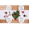 White Faux Fur Table Runner 13 x 108 inch Long