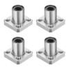 sourcing map LMK6UU Linear Ball Bearings 6mm Bore 12mm OD