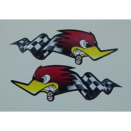 cut-it folientechnik & design MG302 / 2 x Horsepower Sticker 19 x 6.5 cm Hot Rod Retro Sticker V8 Speed Oldschool Bike Vintage Racing USA Vintage Car