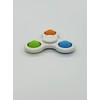 ZEMTAC Simple Dimple Fidget Spinner Toy (Green/Blue/Pink and Green/Blue/Orange -