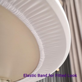 White Fitted Oval Tablecloth with Elastic 48x72 Inch Outdoor Table Cover Spandex Stretchy Solid Color Fabric Dining Table Cloth for Party Wrinkle Free Non Slip