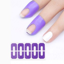 Unbranded 10pcs U-Shape Nail Polish Protector Stickers - Anti-Overflow Manicure Tools