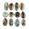 Natural Labradorite Stone, Natural Gemstones and Crystals Cabochon Lot, DIY