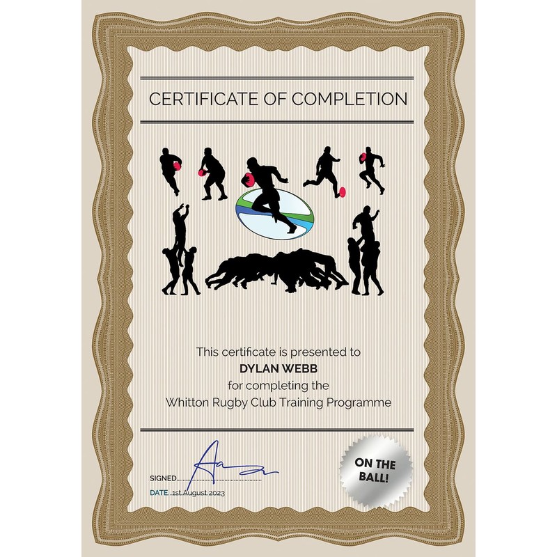 Computer Craft A4 Certificate Papers with Foil Seals, 90gsm, Bronze