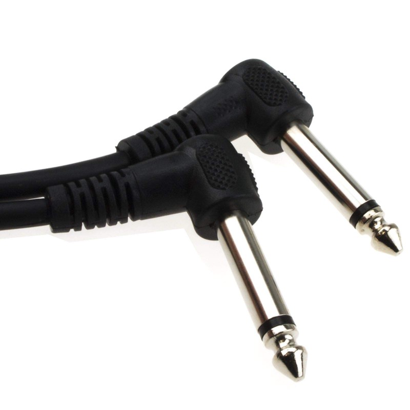 kenable 6.35mm 90 Degree Right Angle Jack Audio Mono Guitar