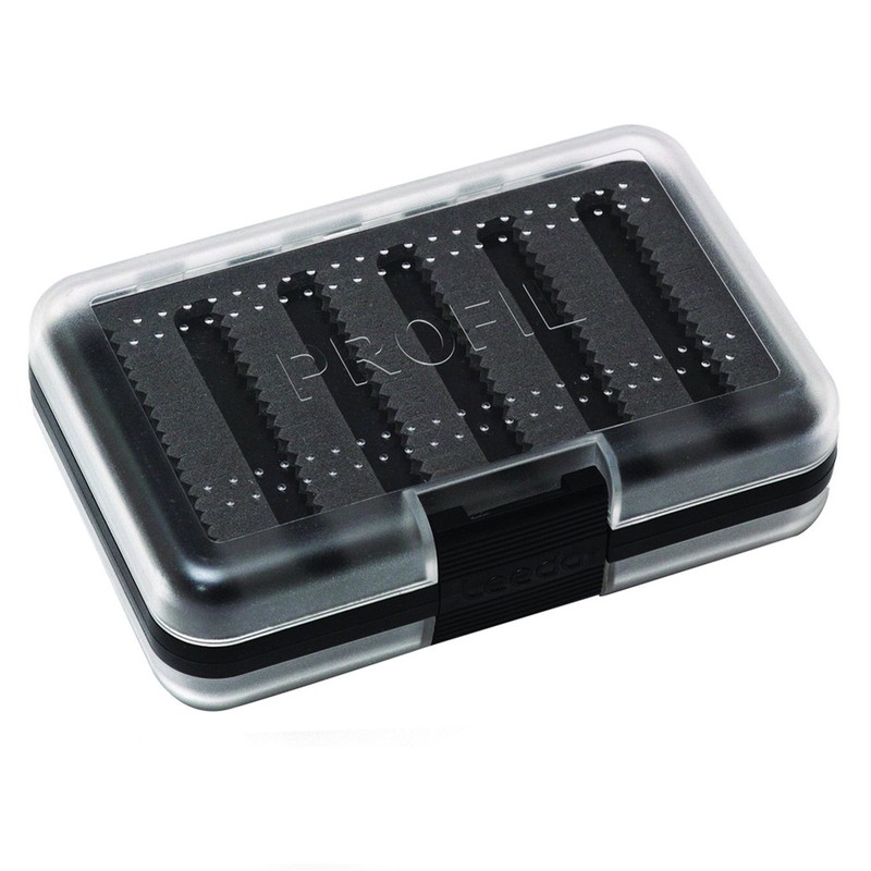 Leeda Profil Fly Box Black Standard 5pk