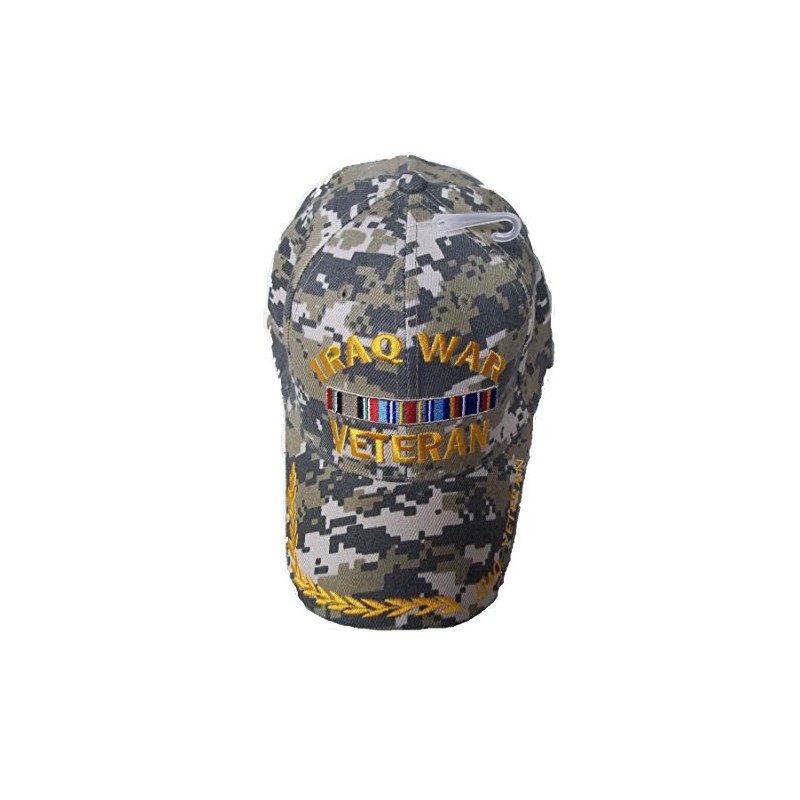 Iraq War Veteran Camo Style Embroidered Baseball Cap Ball Hat