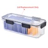 DEEIF Trading Card Storage Box Lid with 6 Latch Replacement