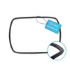 DL-pro Oven Seal with 4 Hooks/Gasket Fits AEG Electrolux 140043543028