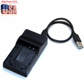 Unbranded Battery Charger For Sony Cyber-shot DSC-WX350 DSC-WX500 HDR-MV1 NP-BX1 Camera US