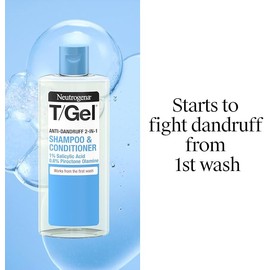 Neutrogena T/Gel 2 in 1 Anti-Dandruff Shampoo and Conditioner (250ml / 8.45 fl oz)