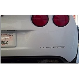 Reflective Concepts Rear Bumper Vinyl Inlay Decal - C6 Corvette 05-13 - (Color: Bright Yellow)