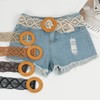 LAND BABEE Boho Braid Belt for Women Fashion Summer Wide