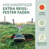 Natursache Trimmer Line for Grass Trimmer, Orange, Round, 1.6 mm